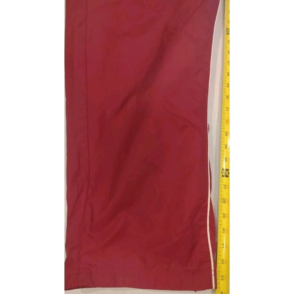 VTG Starter Alabama Crimson Tide Mesh Lined Windbreaker Pants Men's SZ Large A3‎